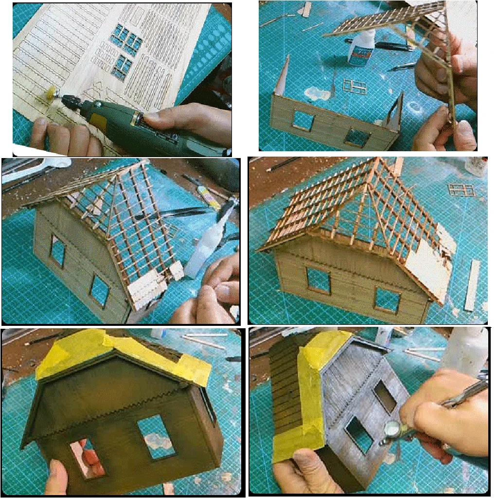 Casa de madera europea para diorama militar 1/35 - imagen 5