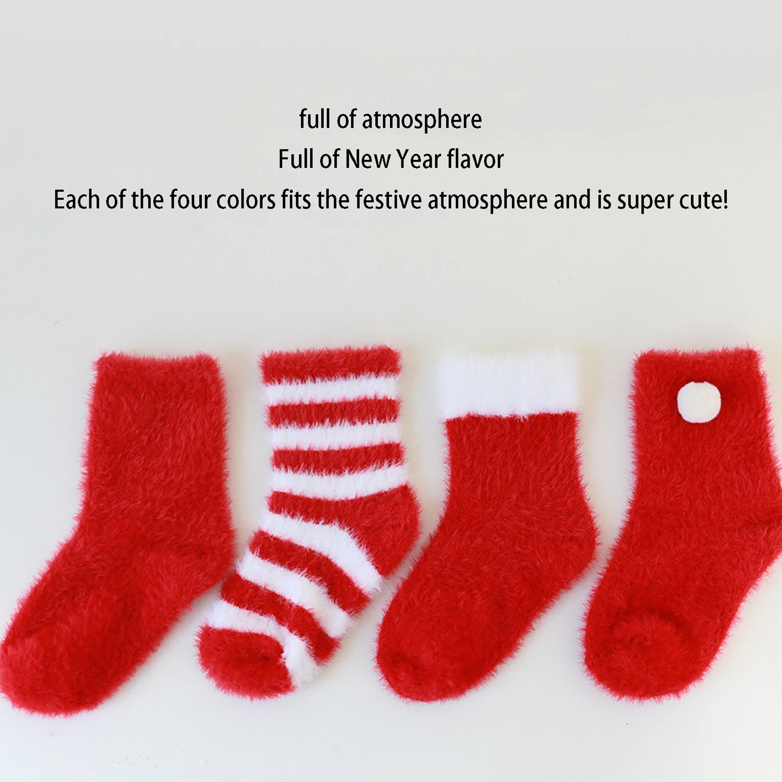 Calcetines antideslizantes navideños para niños – cálidos de invierno - imagen 3