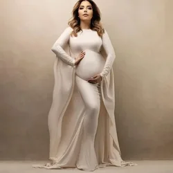 Vestido de maternidad elástico tipo bata para fotografía