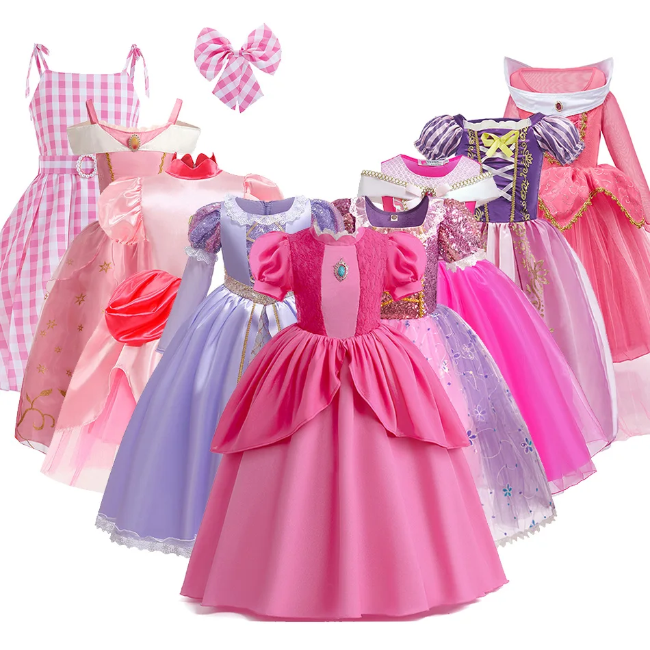 Disfraz de princesa para niña – Falda de tul y corona de fantasía