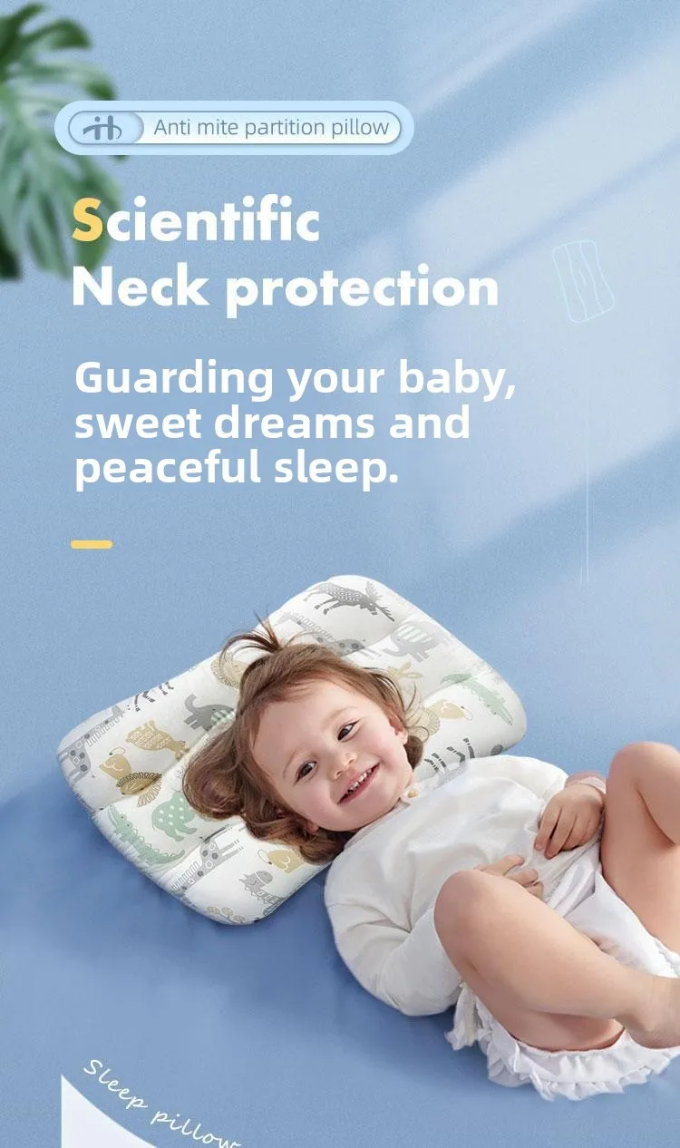 Almohada ergonómica infantil en vista frontal