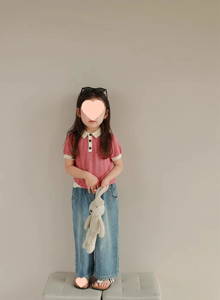 Pantalón de pierna ancha en denim