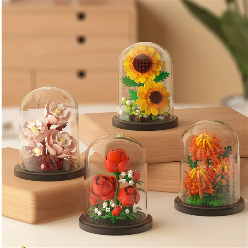 Bonsái decorativo de microbloques para habitación infantil - imagen 4