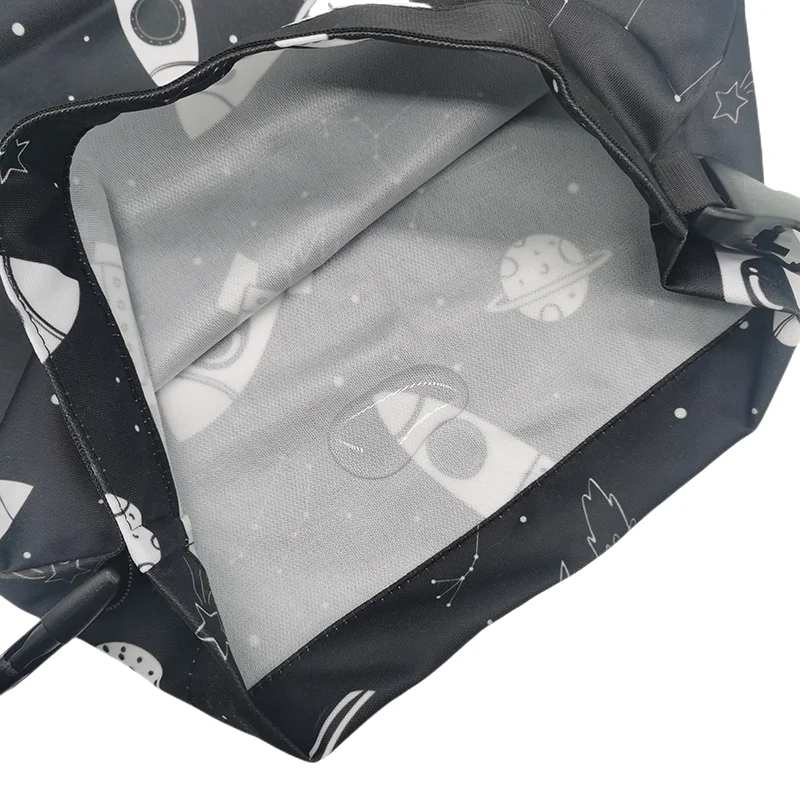 Bolsa de pañales de tela impermeable lavable, gran capacidad - imagen 3