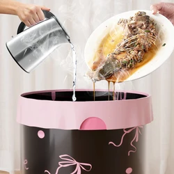 ZYF bolsas de basura gruesas con cordón para limpieza