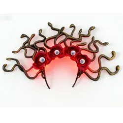 MedusLED Corona luminosa de pelo Goddess para Halloween