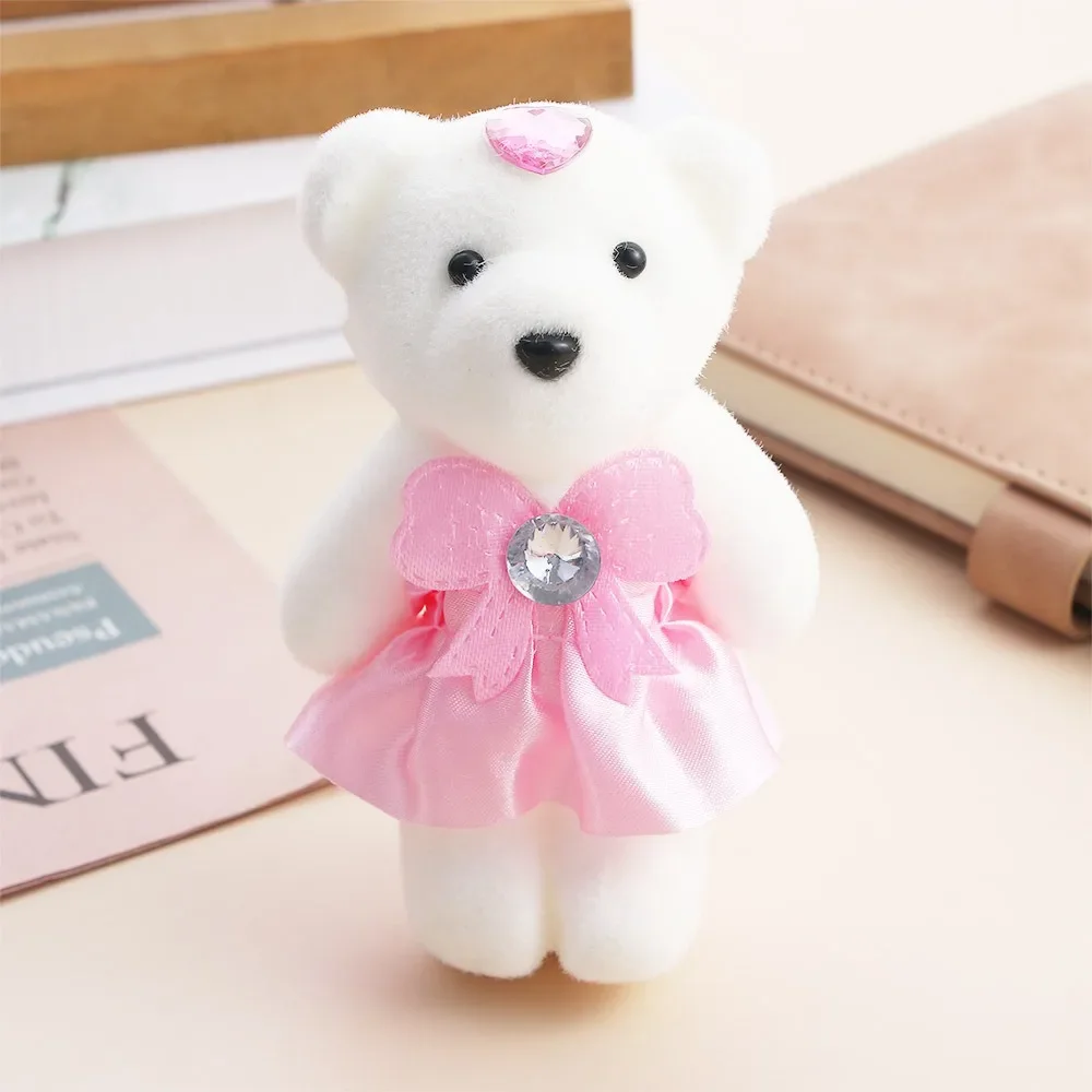 Animal de peluche mini para Navidad, ramo de oso y espuma dura