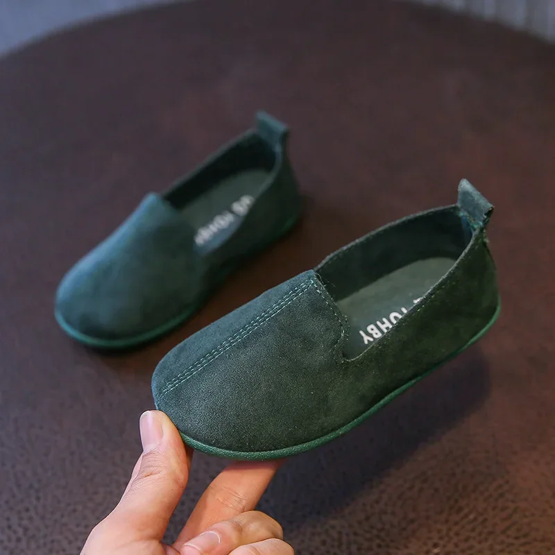 Mocasines de ante para niños y niñas – Suela suave y perfil bajo - imagen 4