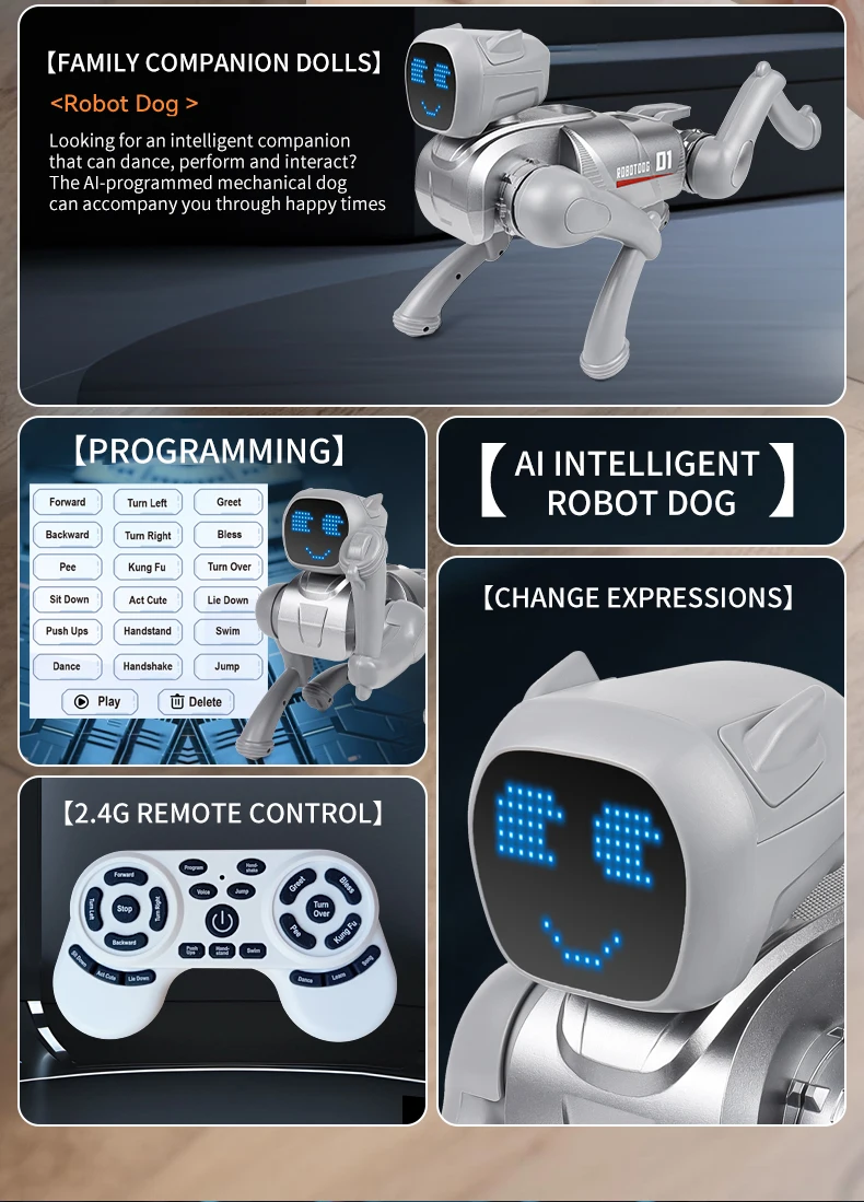 Control por voz y movimientos divertidos
