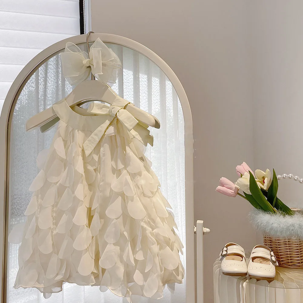MILANCEL Vestido floral sin mangas para niñas - imagen 2