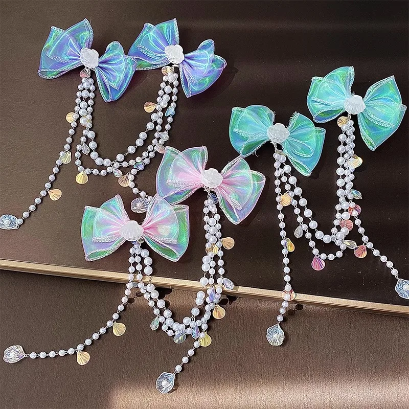 Detalle de lazo en horquilla con acabado elegante