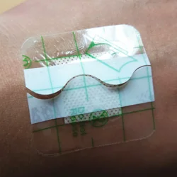 Parches transparentes impermeables 38x38 mm para heridas - adhesivos