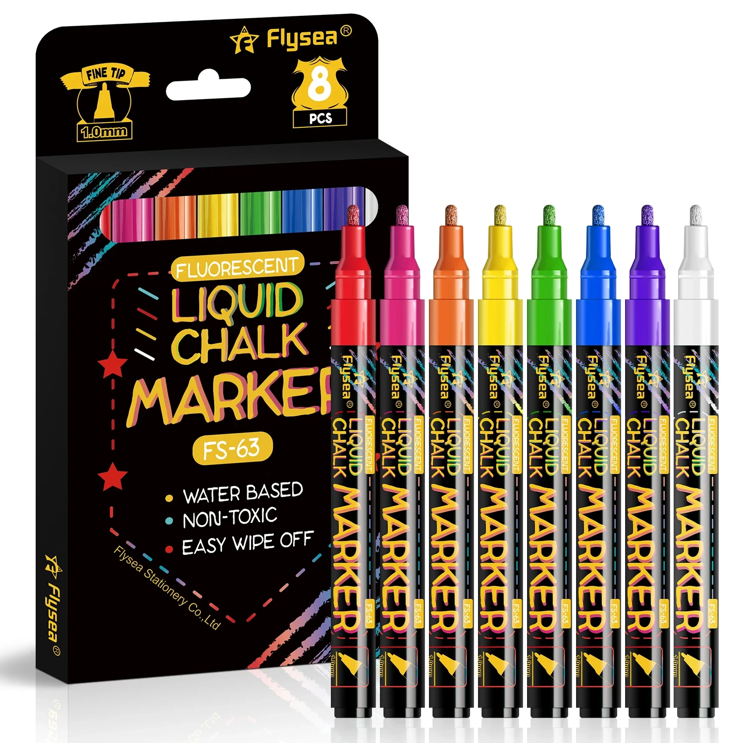Tiza líquida LED borrable para pizarra escolar - imagen 3