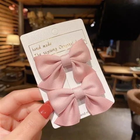 Pinzas lazo rojo para el pelo infantil – Accesorios de verano - imagen 5