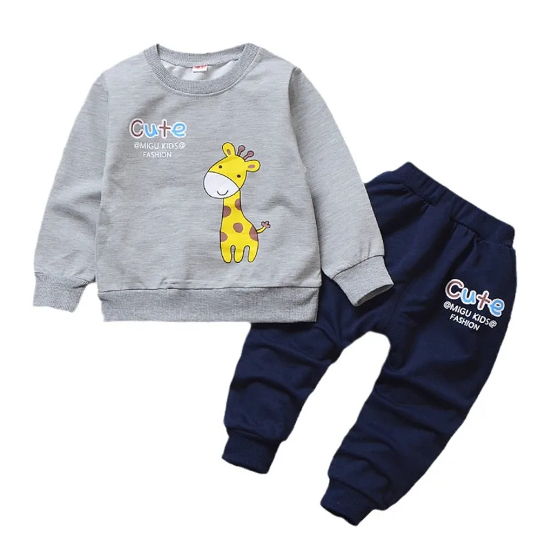 Conjunto infantil primavera y otoño para niños – camiseta y pantalón - imagen 4