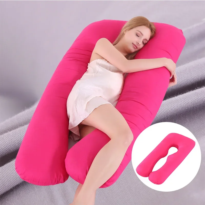 Cojín en U de maternidad lavable - Almohada de apoyo para embarazo - imagen 5