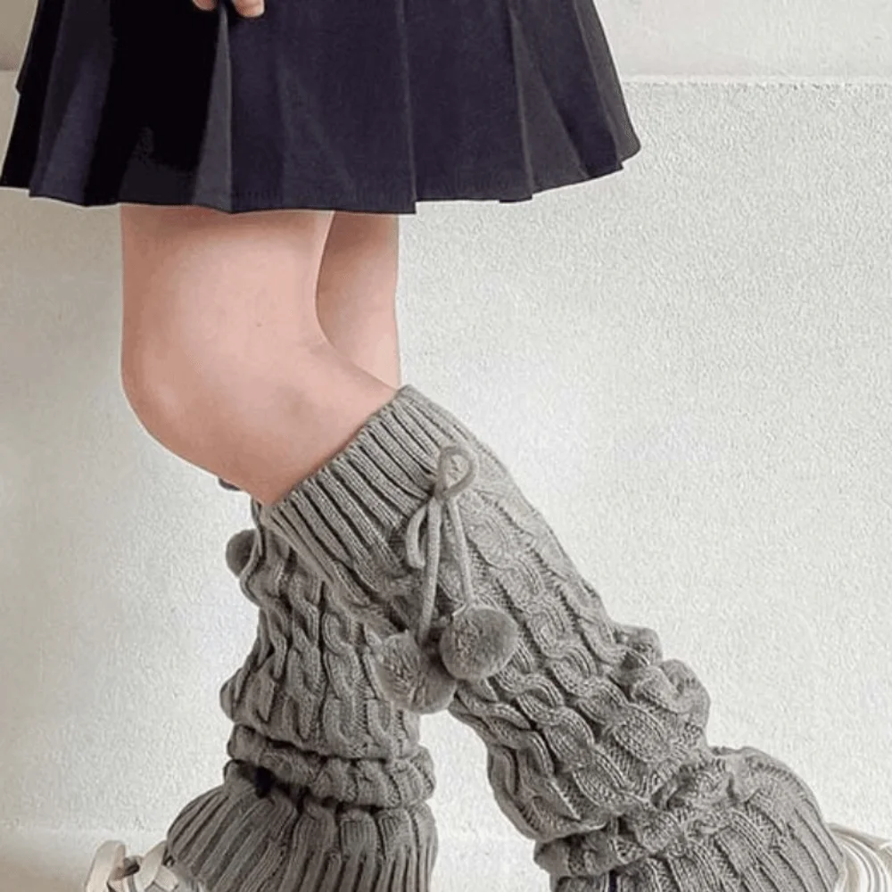 Calentadores de piernas infantiles estilo ballet con peluche - imagen 5