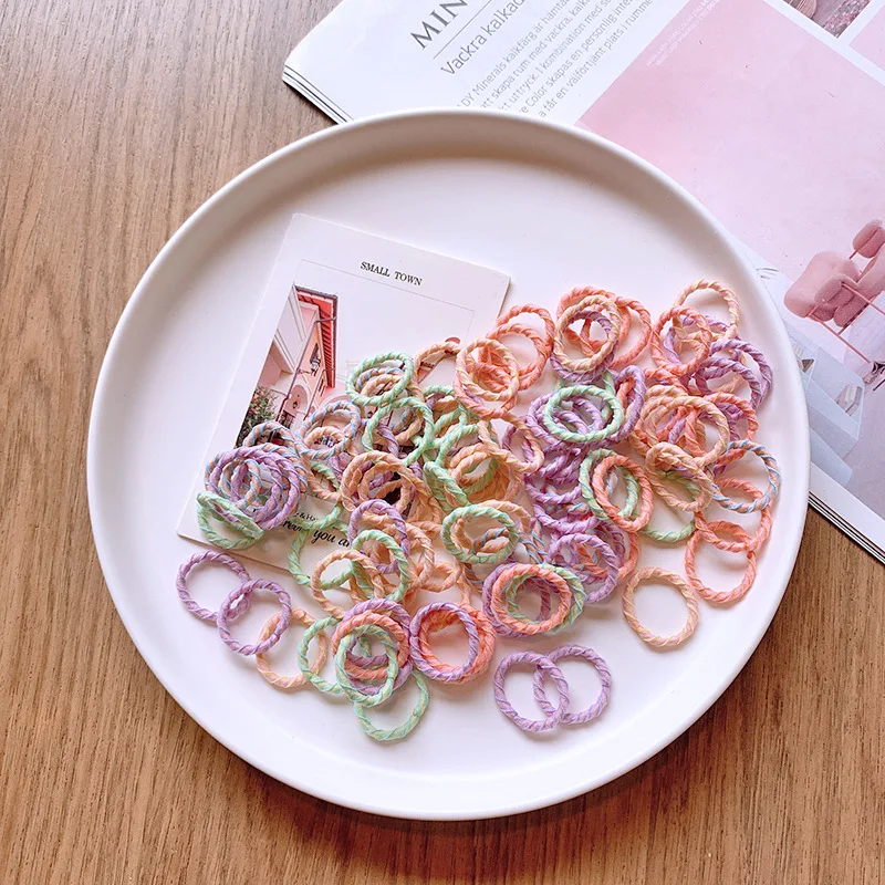 Lazo elástico color caramelo para el cabello infantil suave - imagen 3