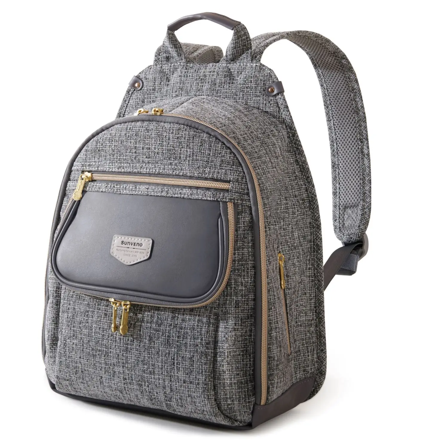 Sunveno Bolsa de pañales para bebé - Mochila cambiador y organizador