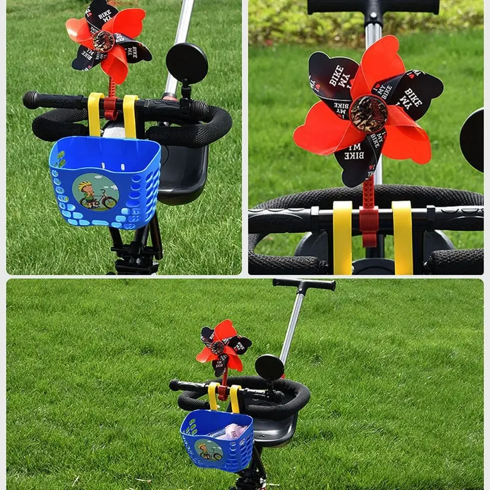 Molino de viento decorativo para bicicletas y patinetes, estilo cómic - imagen 4