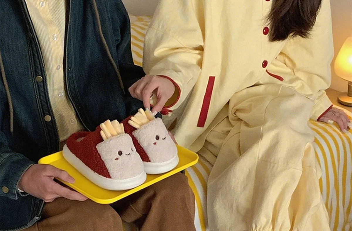 Suela antideslizante de las zapatillas de felpa suave