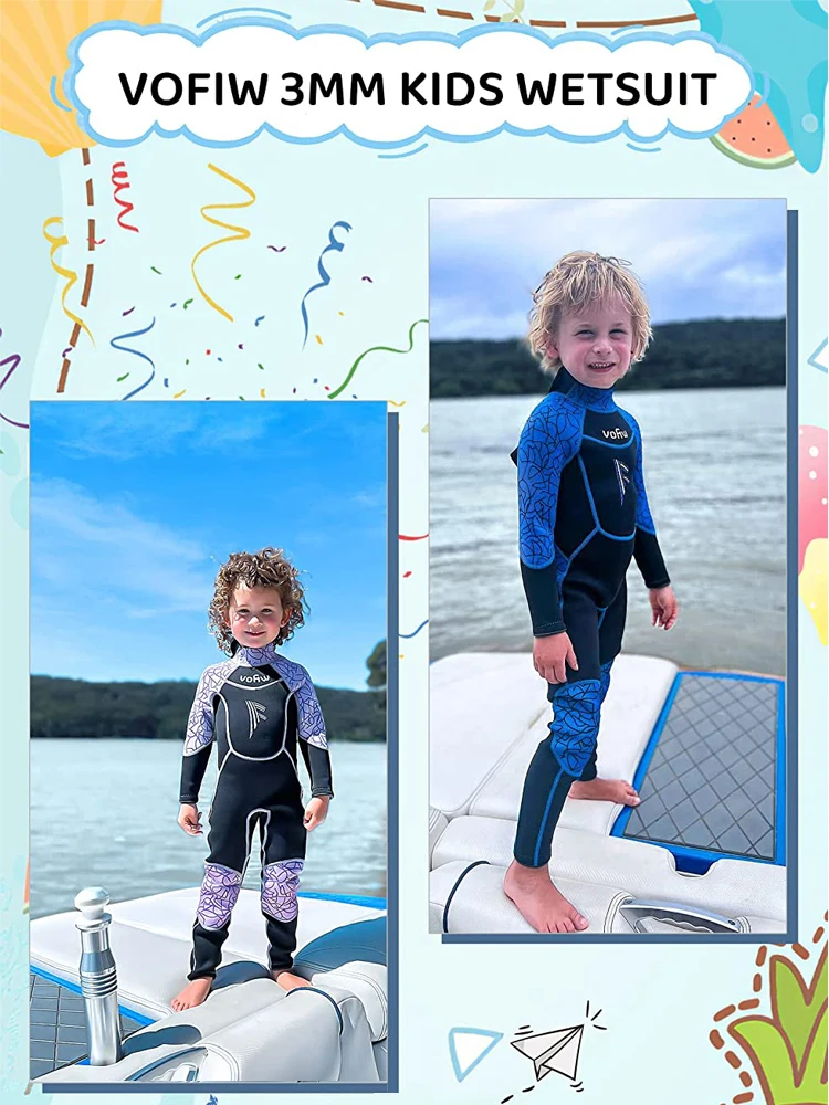 Kinder traje de neopreno infantil completo para frío al nadar - imagen 3