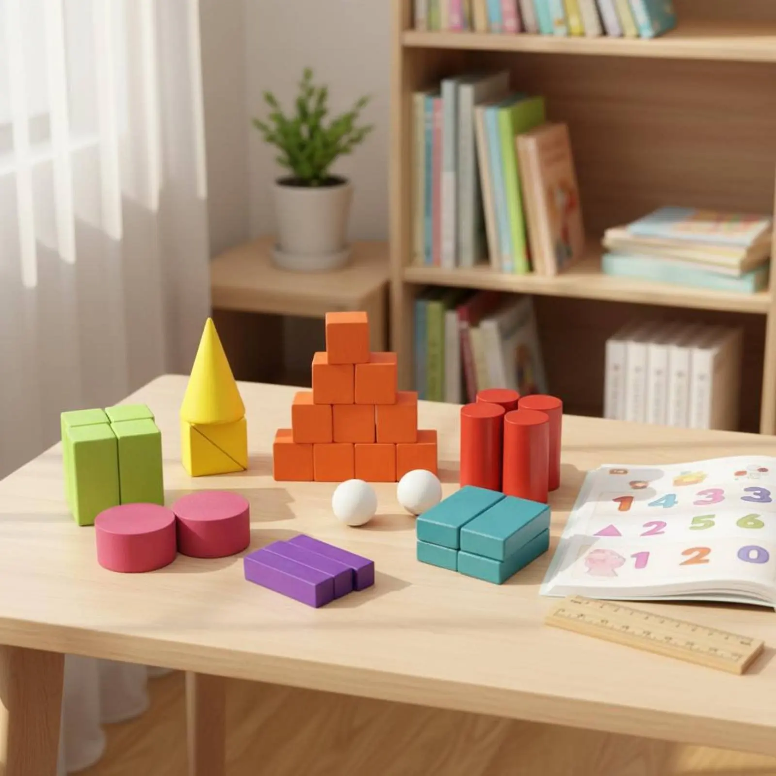 Bloques geométricos de madera 3D para aprender formas a niños - imagen 5