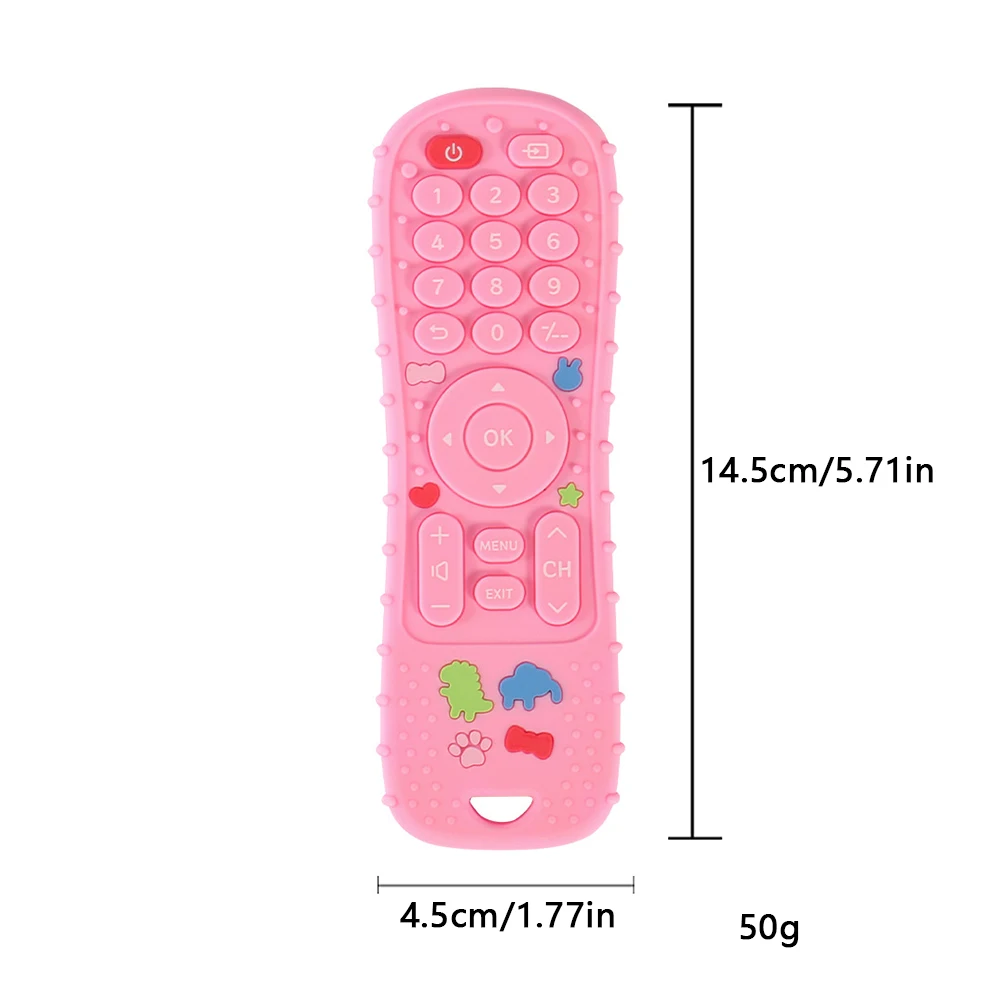Mordedor silicona bebé suave forma control remoto para la dentición - imagen 3