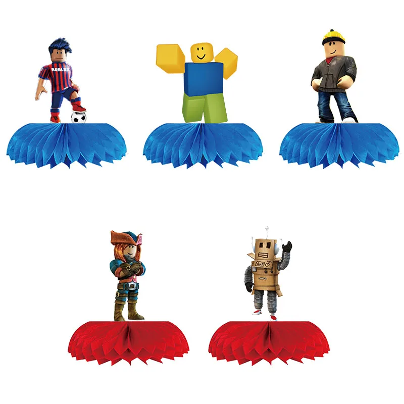 Juego Roblox de cumpleaños con decoración estilo panal de abeja - imagen 5