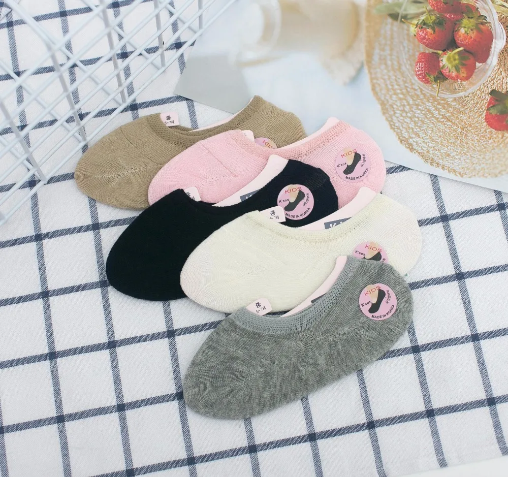 Calcetines invisibles para niños de algodón fino - antideslizantes - imagen 3