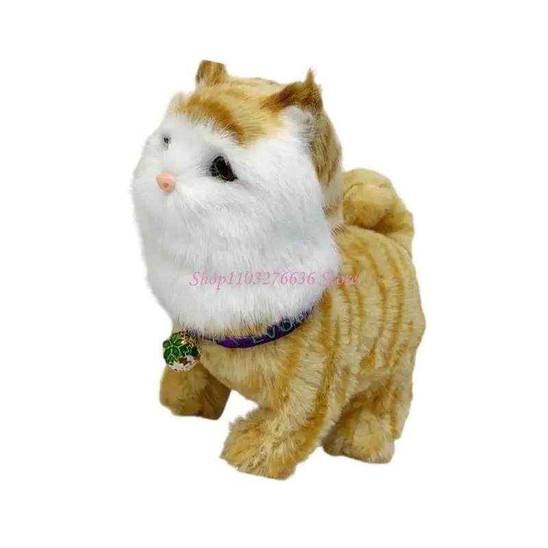 Peluche de gato interactivo con sonido y movimiento para juegos - imagen 3