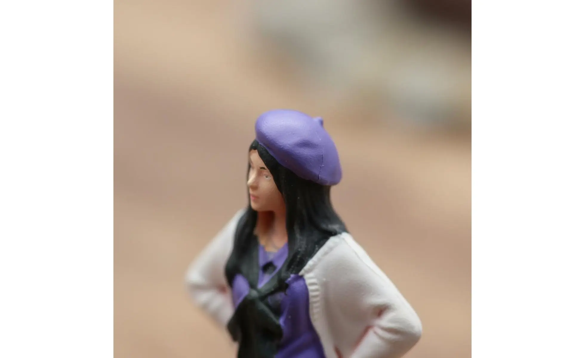 Modelo en resina con pintura de detalle