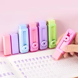 Borrador retráctil deslizable para clase – borrado limpio sin manchas