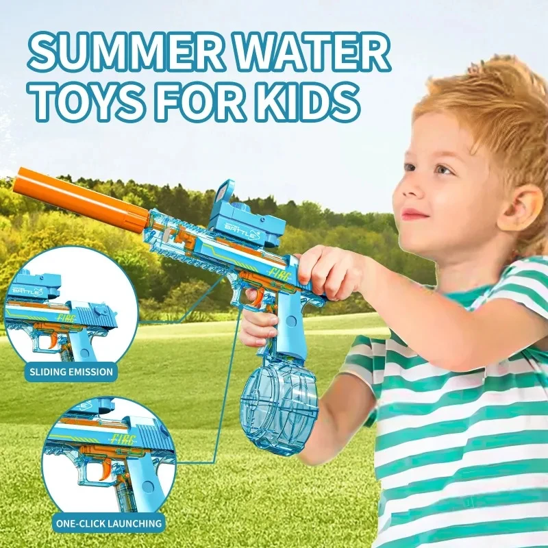 Pistola de agua para niños – Juguete veraniego divertido - imagen 5