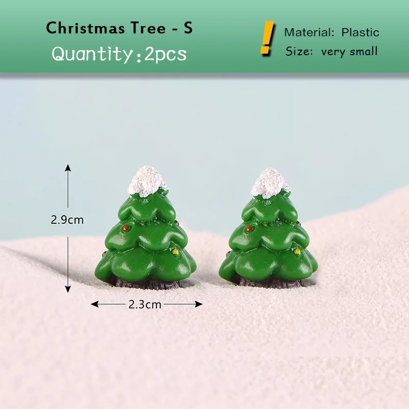Figuras miniaturas de Navidad para casa de muñecas – Set moderno decorativo