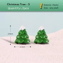 Figuras miniaturas de Navidad para casa de muñecas – Set moderno decorativo