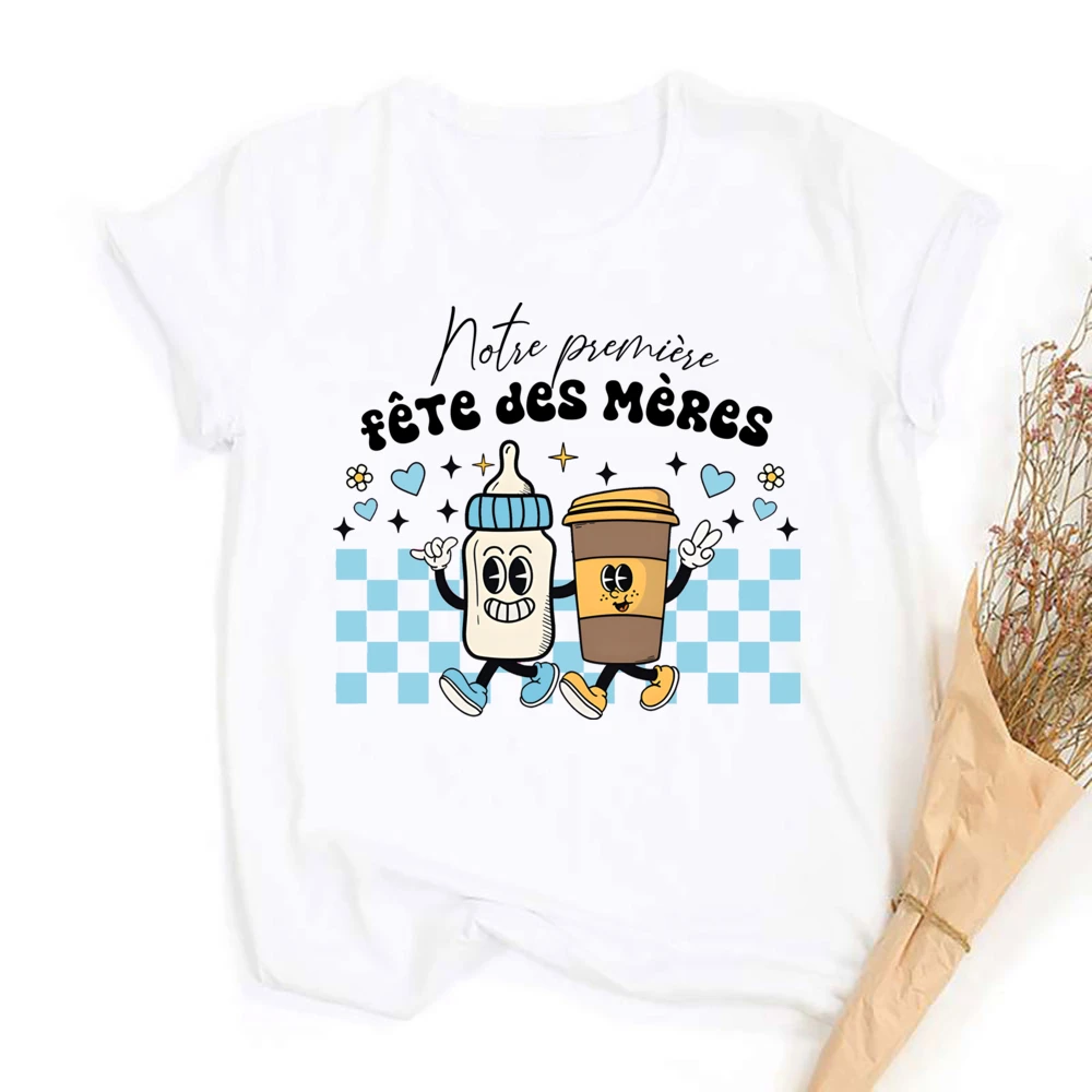 Conjunto mamá y bebé Día de la Madre estampado francés a juego - imagen 4