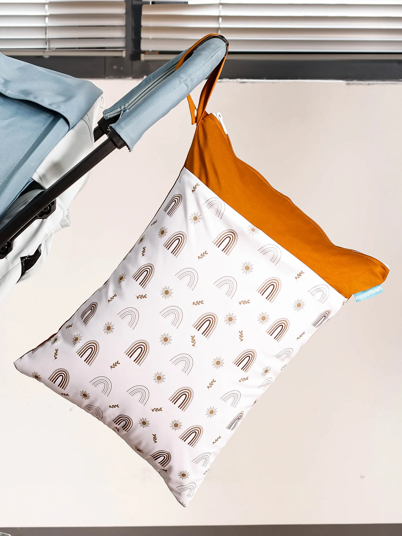 Bolsa HappyFlute sujeta a cochecito
