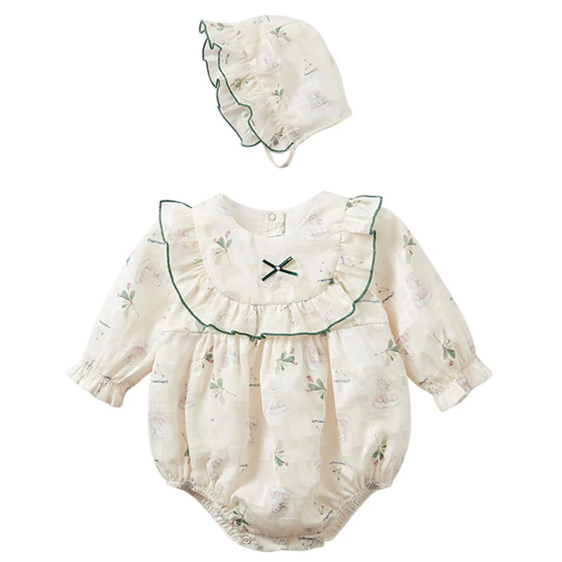 Boutique Mono manga larga estilo chino para bebé niña primavera