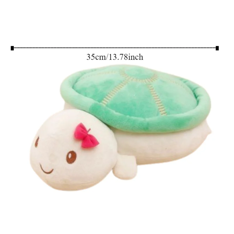 Peluche de tortuga marina suave en verde