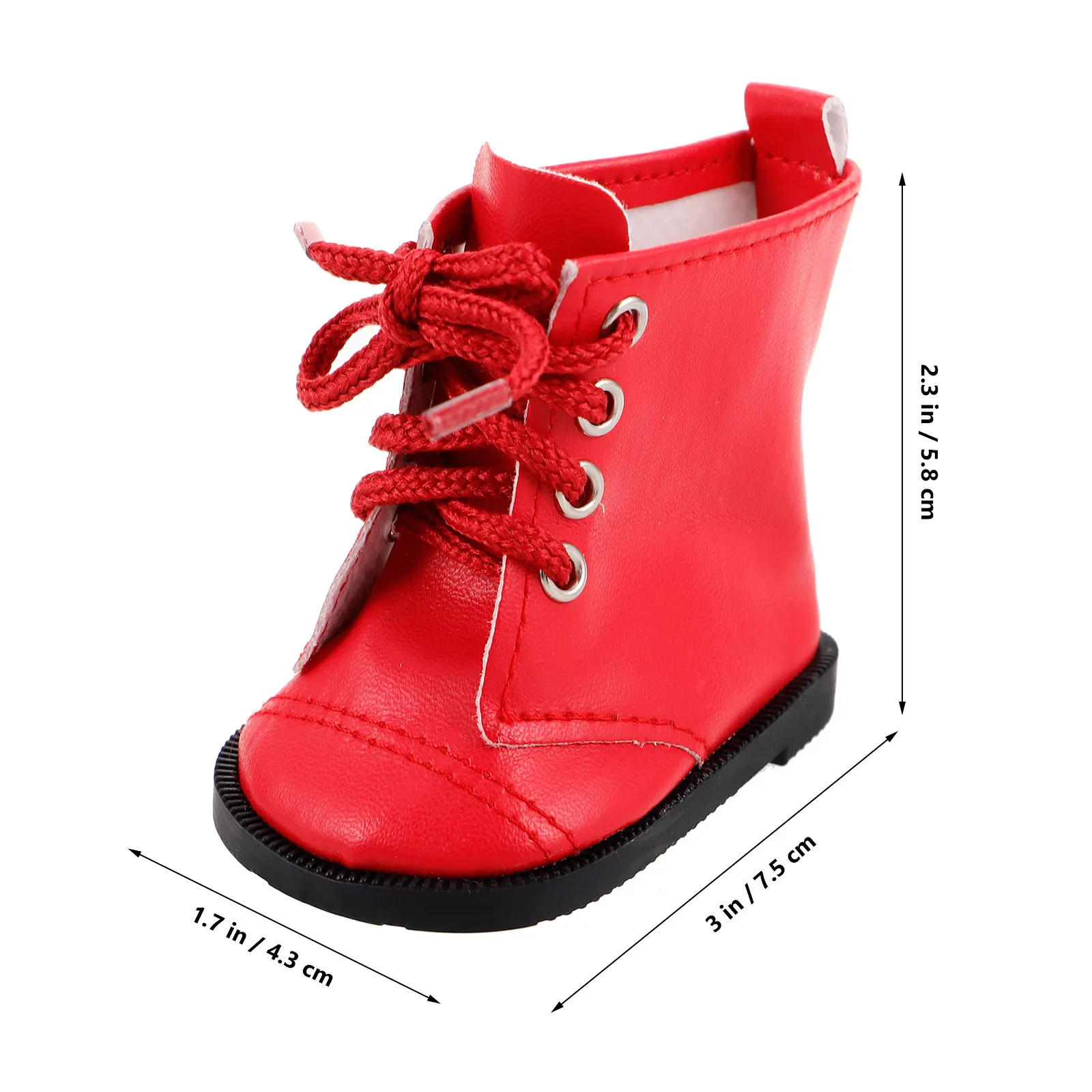 Botas para niña PU en miniatura, zapatos de disfraz - imagen 3