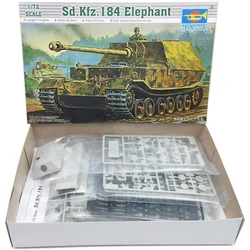 TRUMPETER Elephant – Kit de modelismo militar 1/72 para construir