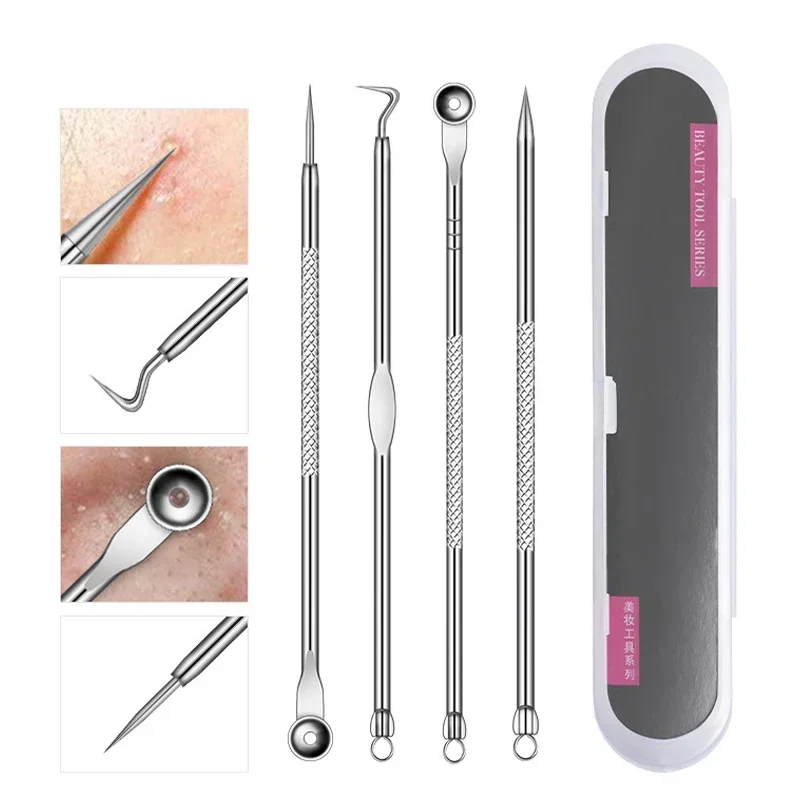 Extractor de puntos negros con cuchara para vacío oro rosa - imagen 4