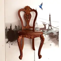 Casa de muñecas de juguete en miniatura para niños con decoración