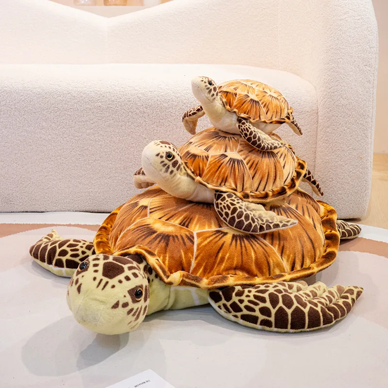 Peluche tortuga marina suave para niños y decoración del hogar - imagen 4