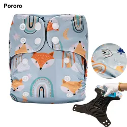 Pañales Pororo Wewborn impermeables reutilizables refuerzo doble