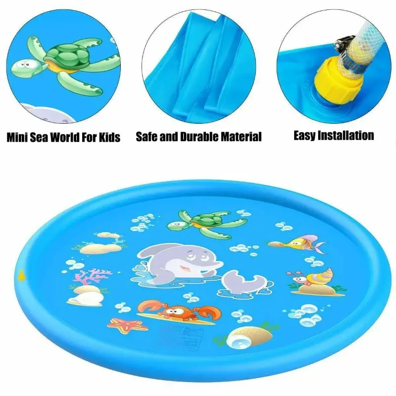 Estera de agua inflable PVC antideslizante para patio y jardín - imagen 3
