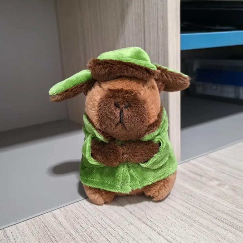 Llavero de peluche capybara suave, colgante infantil de colores - imagen 2
