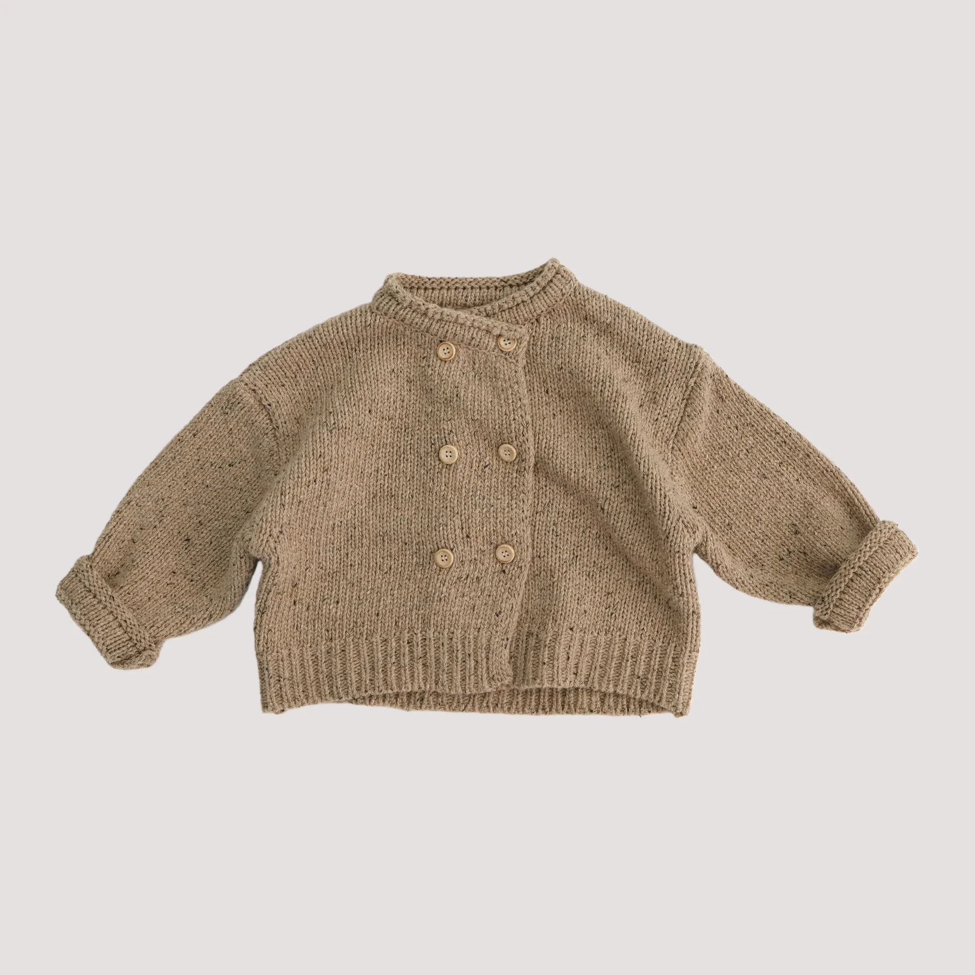 Cárdigan infantil de algodón – Jersey de punto suave para niño