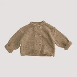 Cárdigan infantil de algodón – Jersey de punto suave para niño